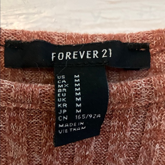 Women's Ribbed Sweater - Rust - Picture 3 of 3